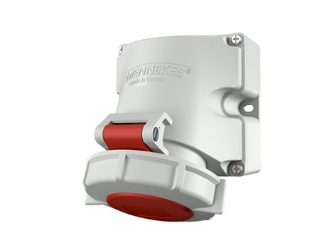 ZB MEN 9342 Zásuvka nástěnná 16A 5P 400V IP67 6h Mennekes 9342