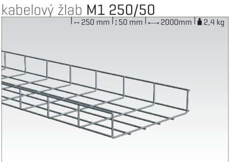 Merkur žlab 250/50 žárový zinek