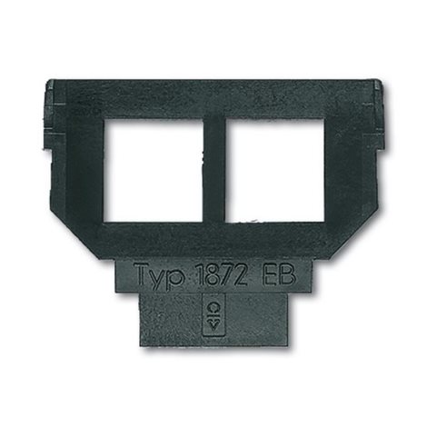 1764-0-0281 Nosná maska, 2x 6 a 8pólový přístroj Modular-Jack