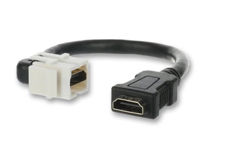 2CKA000230A0495 Zásuvka HDMI (keystone s kabelem), bílá