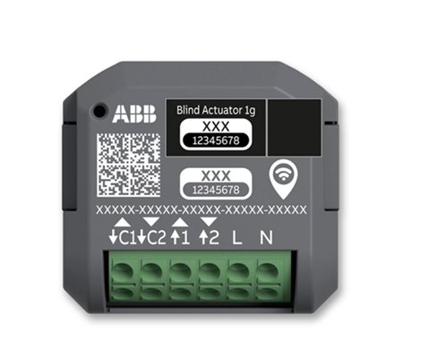2CKA006710A0041 Aktor žaluziový, 1nás., f@h WL s Bluetooth, vestavný