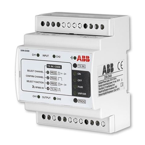 3299-20408 Vysílač stavu kontaktů RF, řadový, 868 MHz