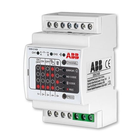 3299-21408 Přijímač RF spínací, 2násobný, řadový, 868 MHz