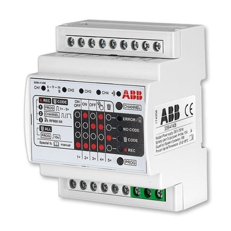 3299-41408 Přijímač RF spínací, 4násobný, řadový, 868 MHz