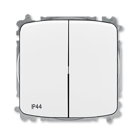 3559A-A05940 B Přepínač sériový, s krytem, řazení 5, IP44, bezšroubové svorky; bílá