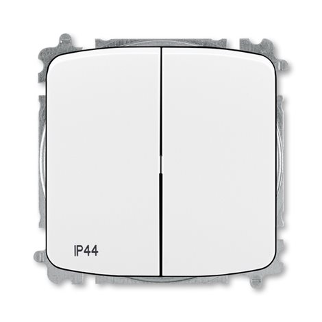 3559A-A05940 B Přepínač sériový, s krytem, řazení 5, IP44, bezšroubové svorky; bílá