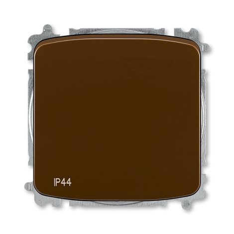 3559A-A06940 H Přepínač střídavý, s krytem, řazení 6, IP44, bezšroubové svorky; hnědá
