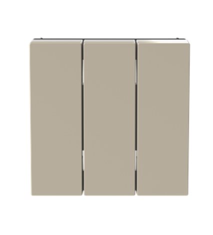 3559H-A00666 18 Kryt spínače trojnásobného macchiato/bílá