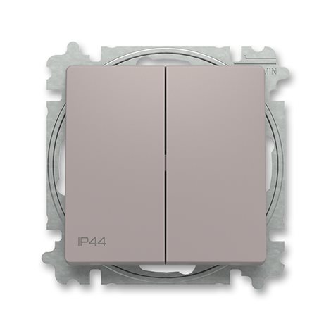 3559T-A52940 244 Přepínač dvojitý střídavý, s krytem, řazení 6+6, IP44