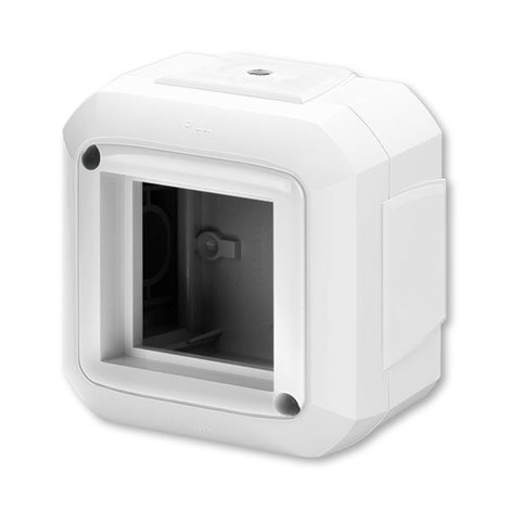 3903N-C03540 B Krabice nástěnná pro přístroje 45x45, pro průběžnou montáž, IP20