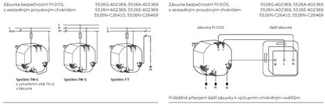 5526T-A02369 500 Zásuvka bezpečnostní s proudovým chráničem FI-DOS 2