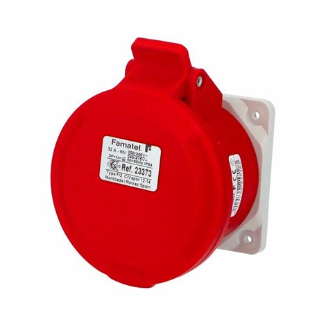 Zásuvka vestavná 23373 IP44/400V/32A/5P 6h, přímá - SpeedPRO