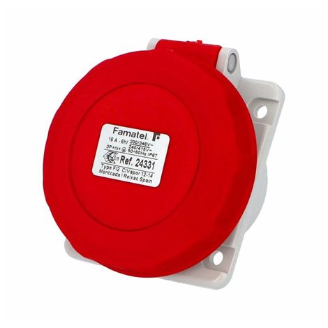 Zásuvka vestavná 24331 IP67/400V/16A/5P 6h, šikmá 10° - SpeedPRO
