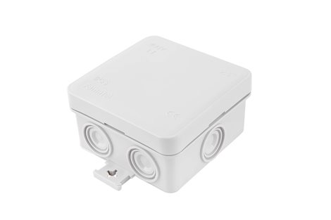 Krabice F8 - MiniBOX IP55 rozbočovací, s naklapávacím víčkem, 75x75x40mm