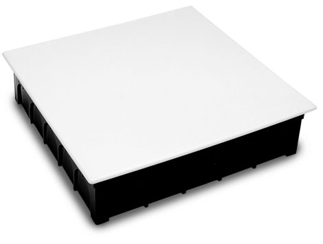 Krabice AcquaBOX 3205 IP30 255x255x65mm, víčko 270x270, montáž pod omítku, plné víko (naklapávací)