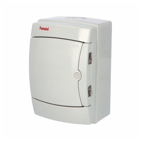 Rozvodnice Acqua 3904 IP65, 4mod., na omítku, neprůhl. dveře, 215x145x110mm