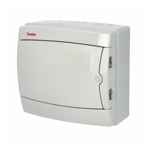 Rozvodnice Acqua 3908 IP65, 8mod., na omítku, neprůhl. dveře, 215x235x110mm
