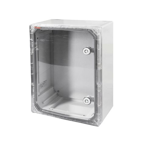 Skříň 39134-T MAGNA IP65, 400x300x165mm, průhledné dveře, součást: montážní deska