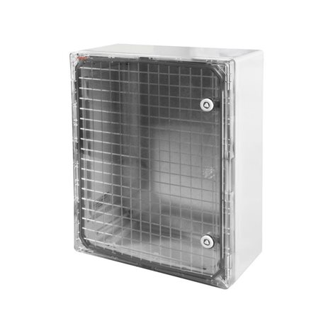 Skříň 39145-T MAGNA IP65, 500x400x175mm, průhledné dveře, součást: montážní deska