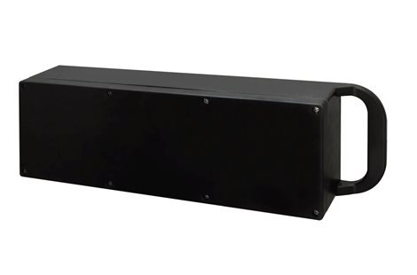 Skříň RubberBOX 4105 IP65, bez okénka, přenosná, 450x130x83mm, rukojeť součástí