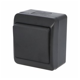 GALATEA IP44 Přepínač střídavý č.6 (černá)
