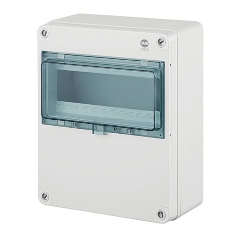 Skříň FlatBOX 5810 IP65, 10mod., na omítku, průhl. dveře, 270x220x120mm 1