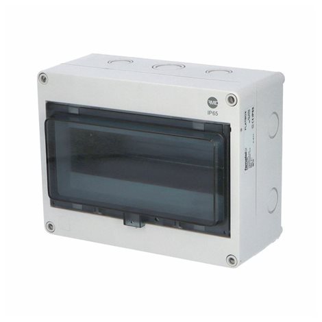 Rozvodnice FlatBOX 5910 IP65, 10mod., na omítku, průhl. dveře, 170x220x116mm 1