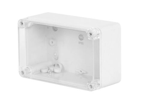 Krabice SolidBOX 68071 IP65, 170x105x82mm, průhledné víko, hladké boky