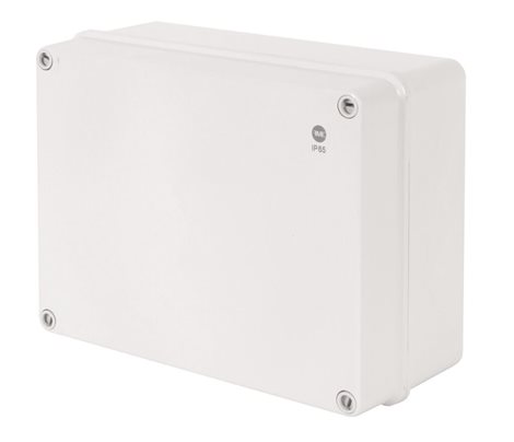 Krabice SolidBOX 68220 IP65, 280x220x127mm, plné víko, hladké boky
