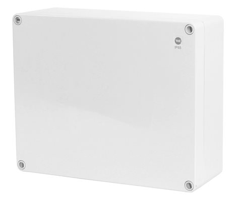 Krabice SolidBOX 68230 IP65, 313x253x115mm, plné víko, hladké boky