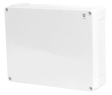 Krabice SolidBOX 68250 IP65, 340x270x106mm, plné víko, hladké boky