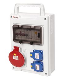 eb190 - EB 200010.1 /8M  Zás.skříň EasyBOX IP54 jištěná s chráničem 40/4/003, přenosná