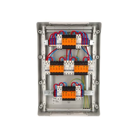 fr058 fr39054-DC-0-8-4 fotovoltaická rozvodnice pro 8 stringů IP65, Un=1000V