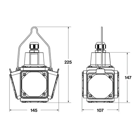Zás. box závěsný PowerBOX pb140 IP44 4x230V 2