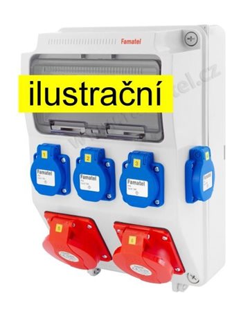 v1118-6kA - ZSF40200000.0 /3958  Zás.skříň IP54 jištěná bez chrániče