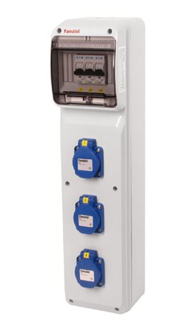 v275-6kA - ZSF30000000.0 /3950  Zás.skříň IP54 jištěná bez chrániče