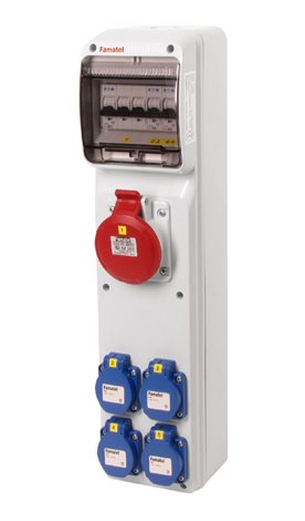 v292-6kA - ZSF40100000.0 /3950  Zás.skříň IP54 jištěná bez chrániče