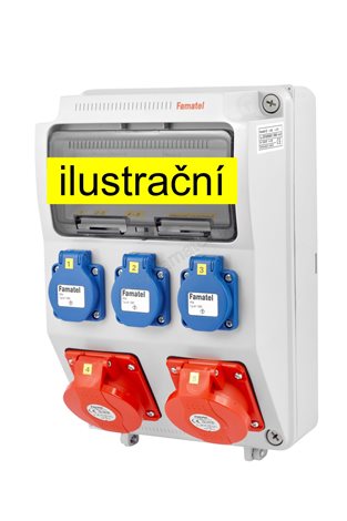 v506 - ZSF30101000.0 /3958  Zás.skříň IP54 jištěná bez chrániče