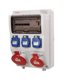 v510-6kA - ZSF30101000.1 /3958 Zás.skříň IP44 jiš. chr. 40/4/003 eko. 3x230V 1x16/5 1x32/5