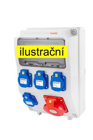 v572 - ZSF40001000.V /3958  Zás.skříň IP54 pouze vydrátovaná