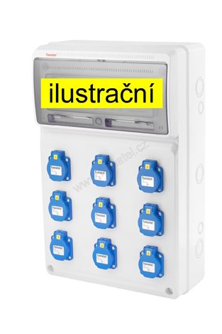 v745 - ZSF90000000.V /3952  Zás.skříň IP54 pouze vydrátovaná
