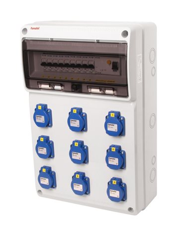 v760-6kA - ZSF90000000.1 /3952  Zás.skříň IP54 jištěná s chráničem 40/4/003