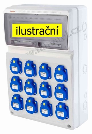 v785-6kA - ZSF120000000.0 /3952  Zás.skříň IP54 jištěná bez chrániče