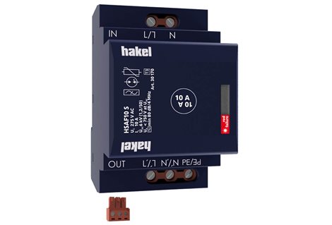 HSAF10 S svodič přepětí TYP 3 s VF filtrem, sign. kontakt 1