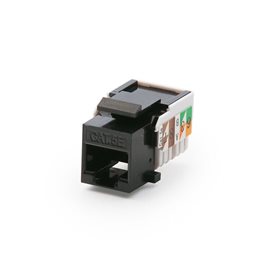 KEJ-C5E-U-BK Keystone modul KELine 1xRJ45 Cat.5E UTP, černý