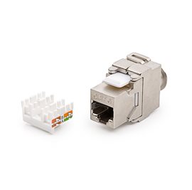 KEJ-C6-S-TL Keystone modul 1xRJ45 Cat.6 STP beznástrojový