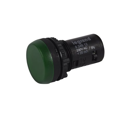 024612 OSMOZ SIGNÁLKA LED 230V ZELENÁ