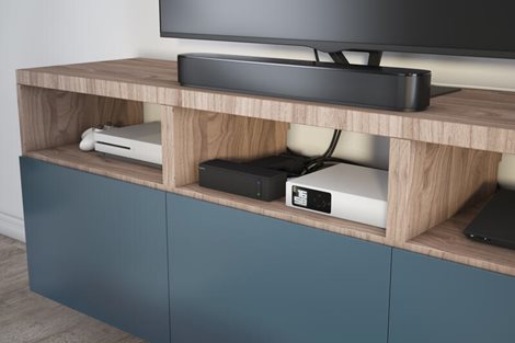 049430 TV HUB 4X2P+T,4X2P,PO,2M KABEL 3