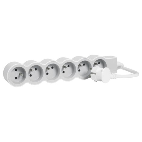 049485 PRODL.PŘÍV.6X2P+T 1,5M BÍL/ŠED