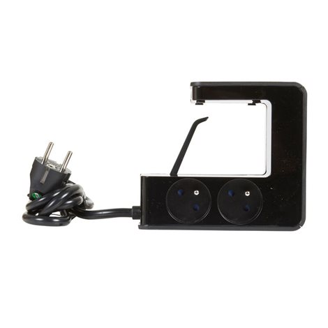 050412 PR.PŘÍVOD 4X2P+T,2XUSB A ČERNÁ 1